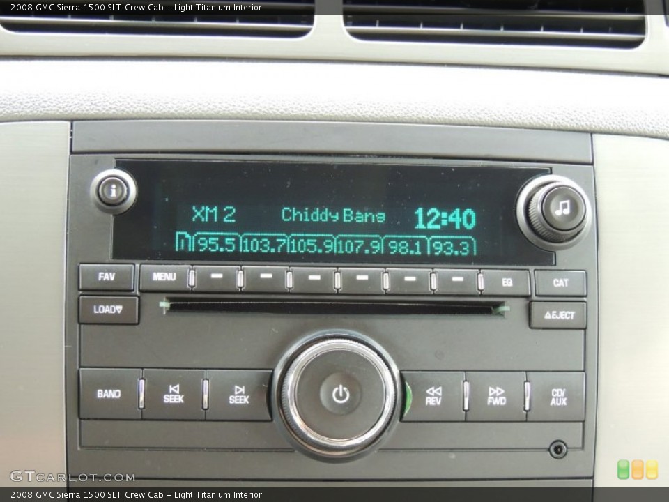 Light Titanium Interior Audio System for the 2008 GMC Sierra 1500 SLT Crew Cab #79583630