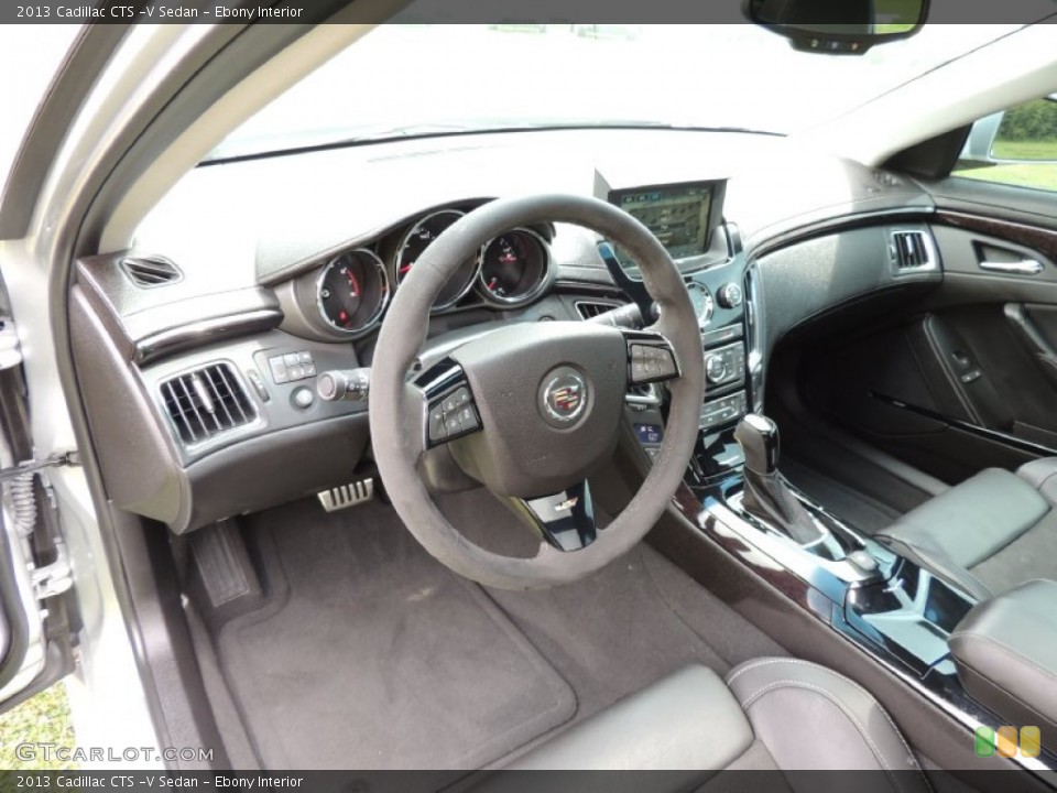 Ebony Interior Prime Interior for the 2013 Cadillac CTS -V Sedan #79584025