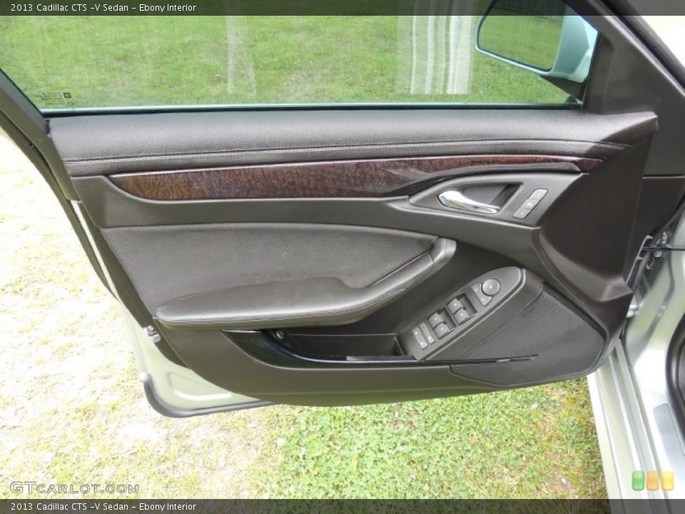 Ebony Interior Door Panel for the 2013 Cadillac CTS -V Sedan #79584043