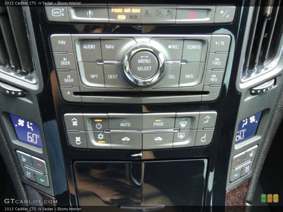 Ebony Interior Controls for the 2013 Cadillac CTS -V Sedan #79584191