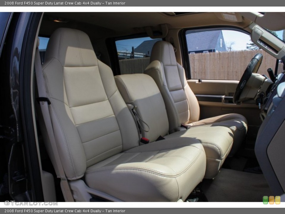 Tan Interior Front Seat for the 2008 Ford F450 Super Duty Lariat Crew Cab 4x4 Dually #79584460