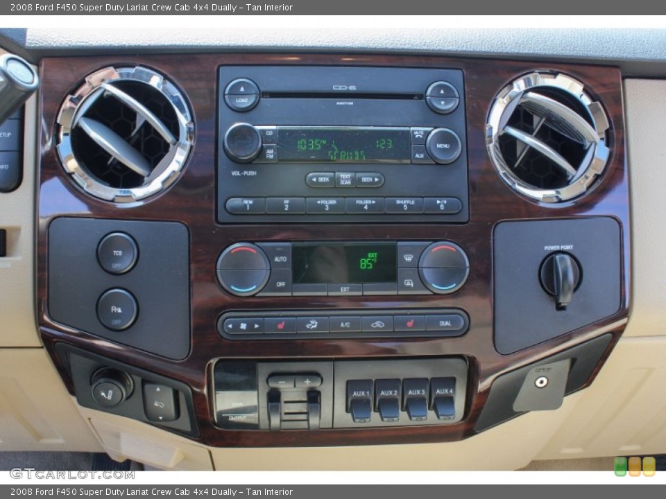 Tan Interior Controls for the 2008 Ford F450 Super Duty Lariat Crew Cab 4x4 Dually #79584539