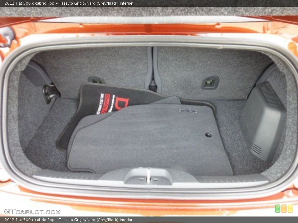 Tessuto Grigio/Nero (Grey/Black) Interior Trunk for the 2012 Fiat 500 c cabrio Pop #79584634