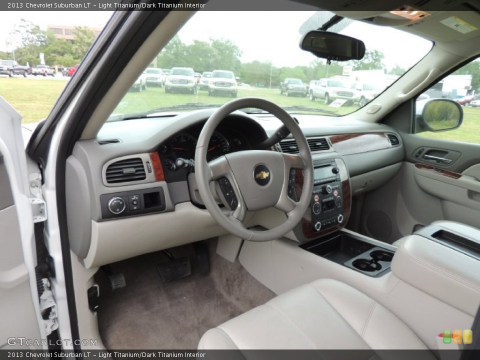 Light Titanium/Dark Titanium 2013 Chevrolet Suburban Interiors