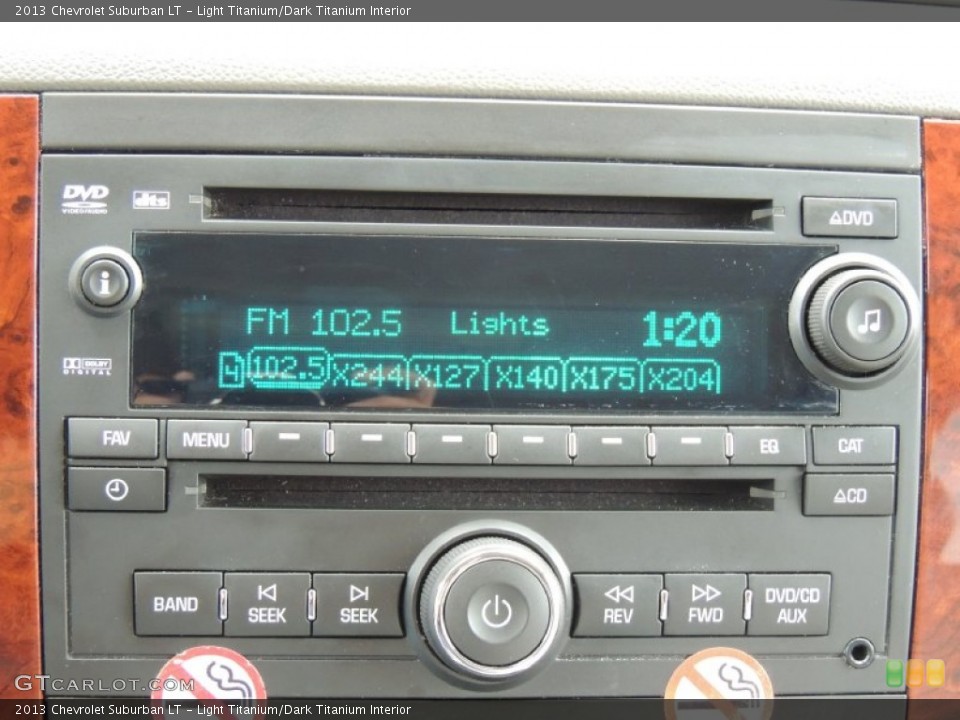Light Titanium/Dark Titanium Interior Audio System for the 2013 Chevrolet Suburban LT #79584754