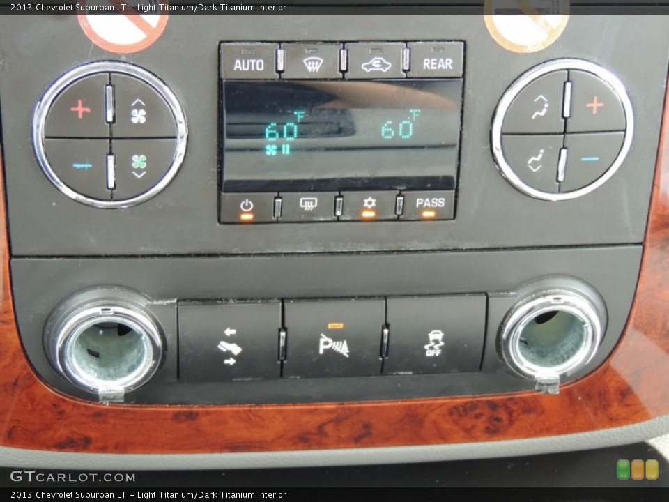 Light Titanium/Dark Titanium Interior Controls for the 2013 Chevrolet Suburban LT #79584766