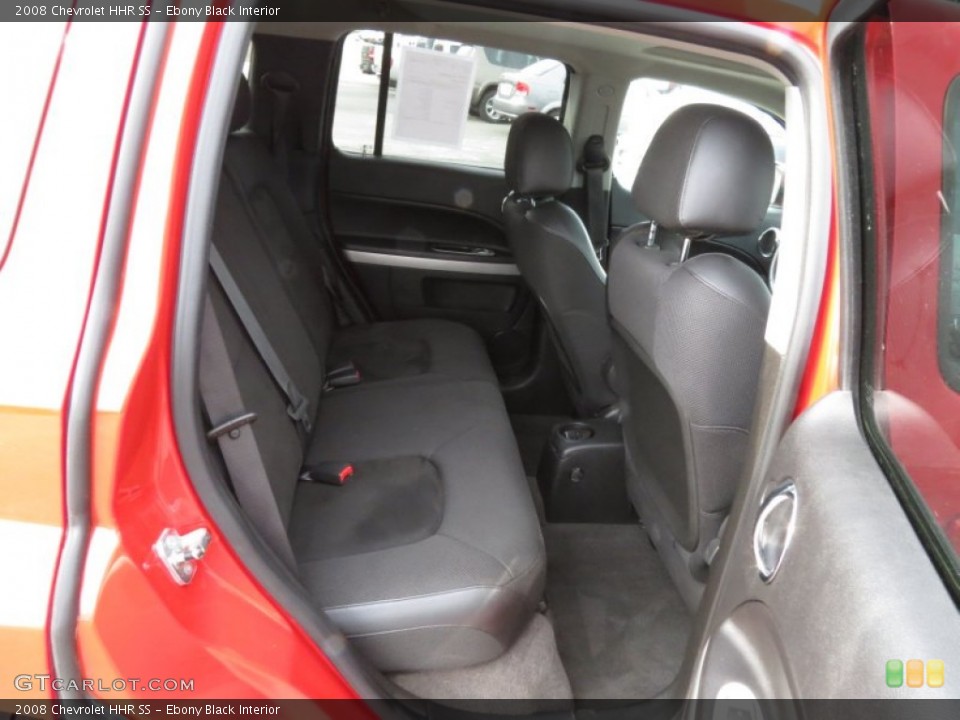 Ebony Black Interior Rear Seat for the 2008 Chevrolet HHR SS #79585460