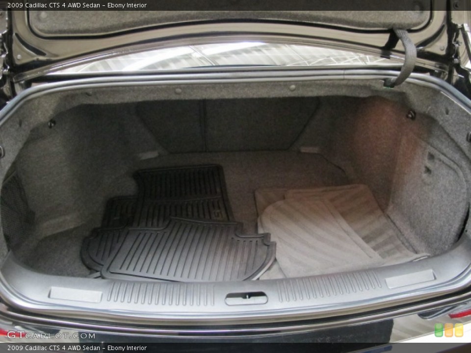 Ebony Interior Trunk for the 2009 Cadillac CTS 4 AWD Sedan #79589428