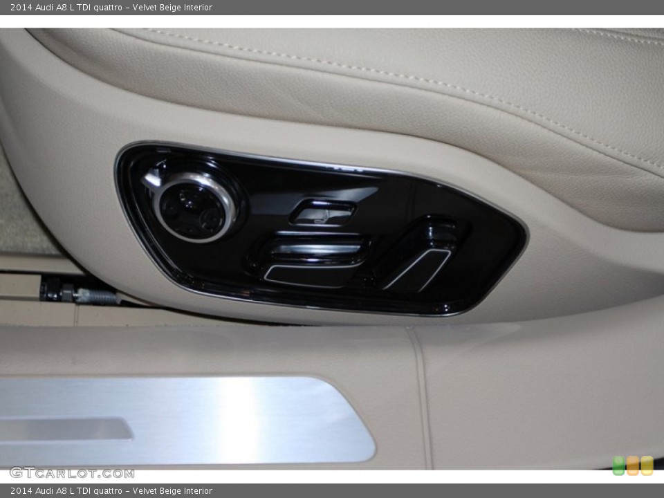 Velvet Beige Interior Controls for the 2014 Audi A8 L TDI quattro #79590013