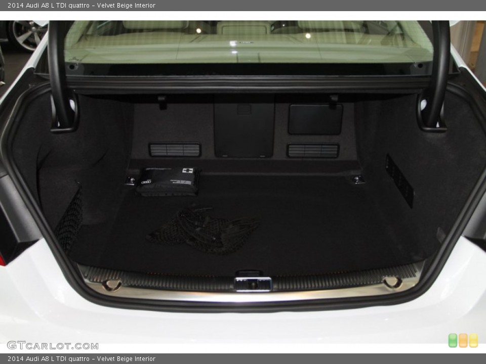 Velvet Beige Interior Trunk for the 2014 Audi A8 L TDI quattro #79590073