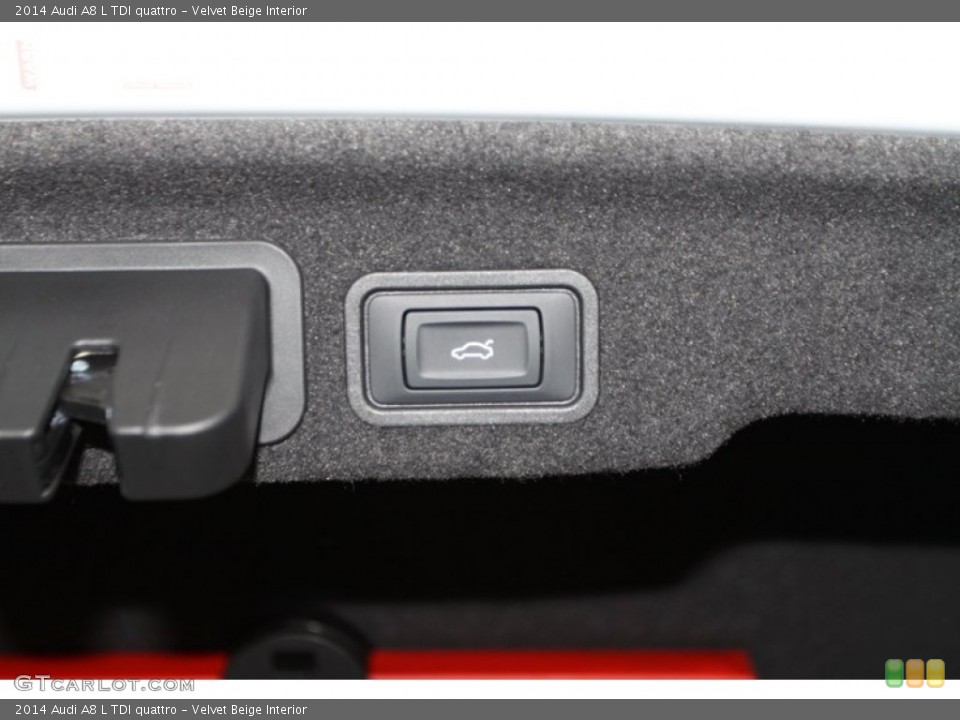 Velvet Beige Interior Controls for the 2014 Audi A8 L TDI quattro #79590093