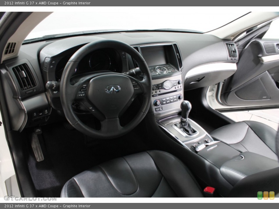 Graphite Interior Photo for the 2012 Infiniti G 37 x AWD Coupe #79590328