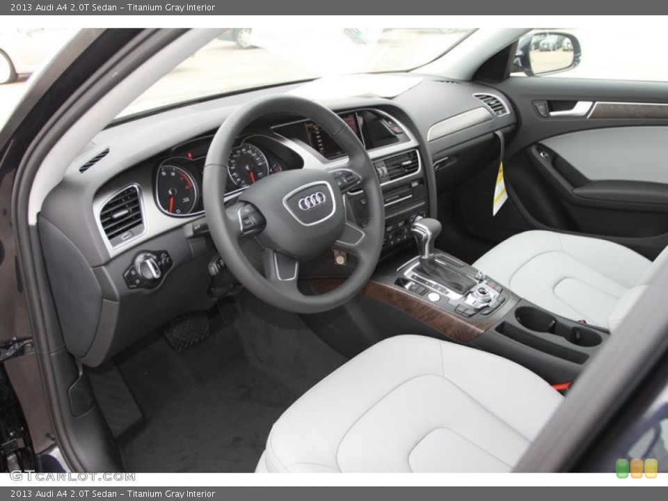 Titanium Gray 2013 Audi A4 Interiors