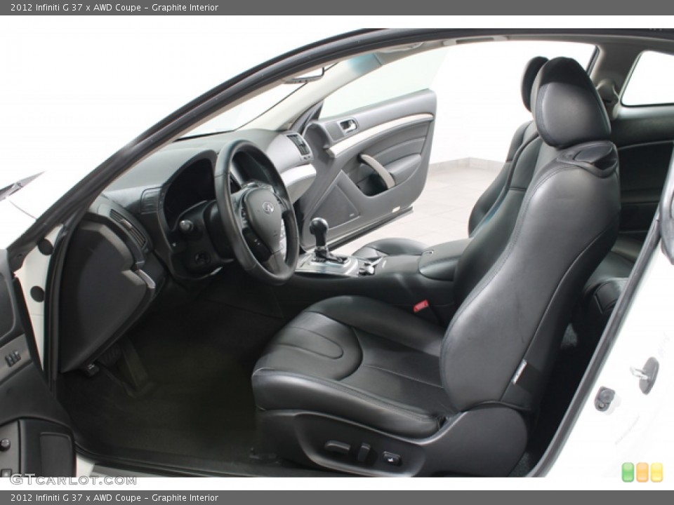 Graphite Interior Photo for the 2012 Infiniti G 37 x AWD Coupe #79590562
