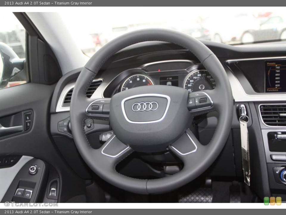 Titanium Gray Interior Steering Wheel for the 2013 Audi A4 2.0T Sedan #79590634