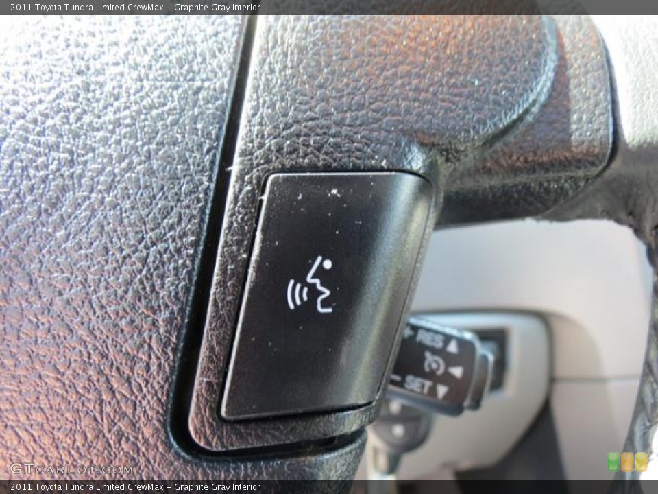 Graphite Gray Interior Controls for the 2011 Toyota Tundra Limited CrewMax #79590794