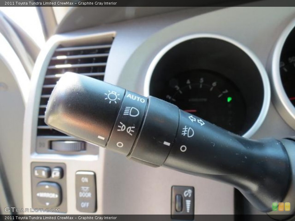 Graphite Gray Interior Controls for the 2011 Toyota Tundra Limited CrewMax #79590812