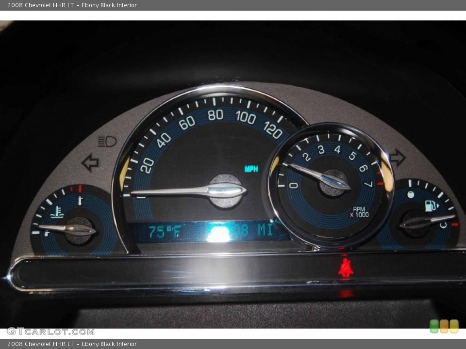 Ebony Black Interior Gauges for the 2008 Chevrolet HHR LT #79592391