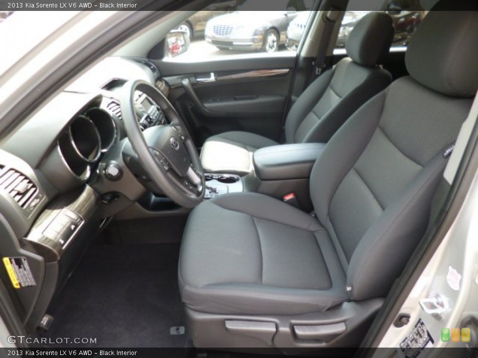 Black Interior Photo for the 2013 Kia Sorento LX V6 AWD #79592494