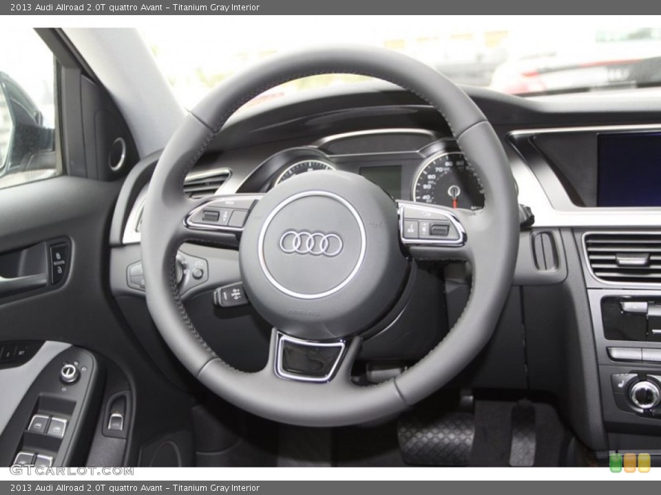 Titanium Gray Interior Steering Wheel for the 2013 Audi Allroad 2.0T quattro Avant #79592885