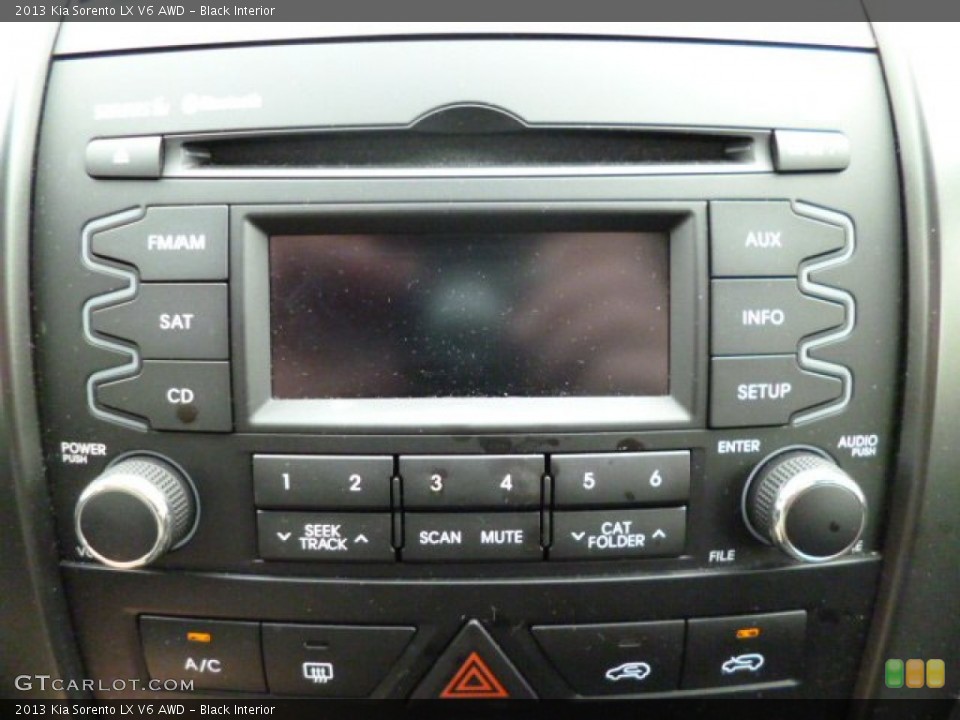 Black Interior Audio System for the 2013 Kia Sorento LX V6 AWD #79592935