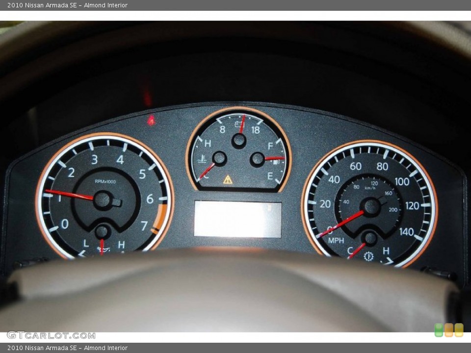 Almond Interior Gauges for the 2010 Nissan Armada SE #79592950