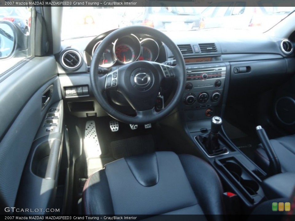 Gray/Black Interior Photo for the 2007 Mazda MAZDA3 MAZDASPEED3 Grand Touring #79593510