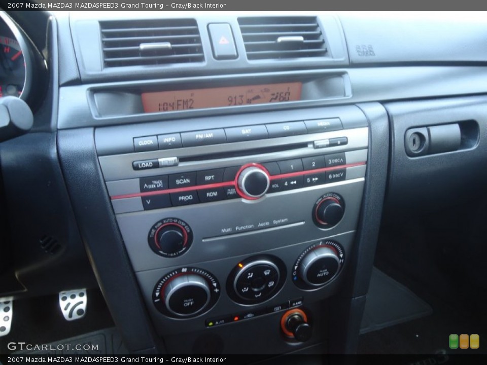 Gray/Black Interior Controls for the 2007 Mazda MAZDA3 MAZDASPEED3 Grand Touring #79593816
