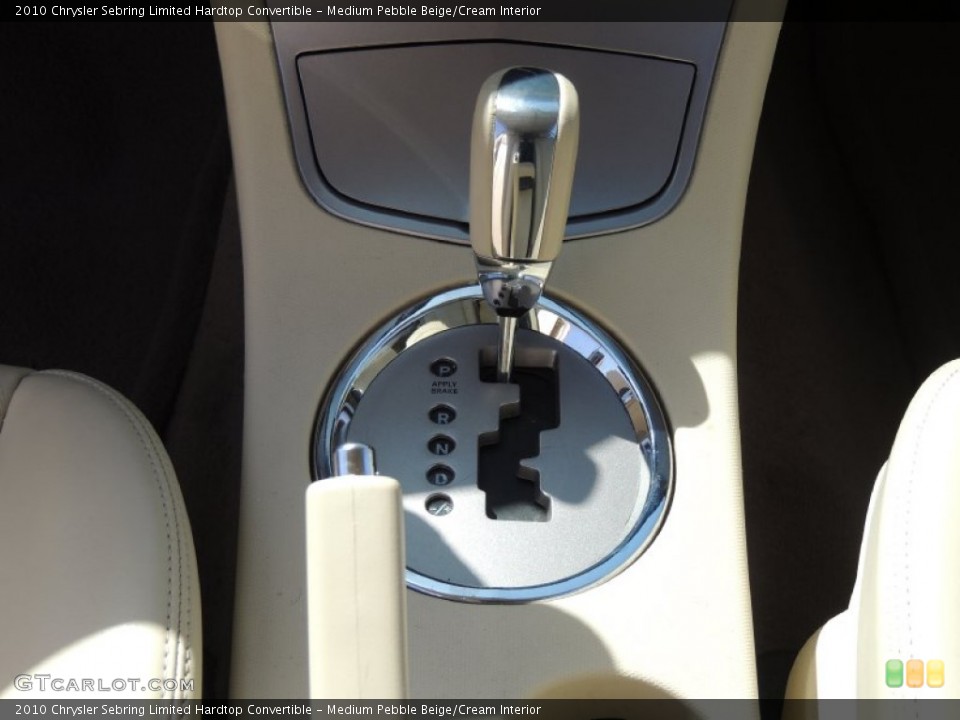 Medium Pebble Beige/Cream Interior Transmission for the 2010 Chrysler Sebring Limited Hardtop Convertible #79595416