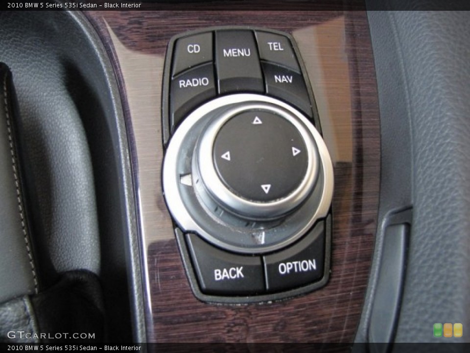 Black Interior Controls for the 2010 BMW 5 Series 535i Sedan #79596910