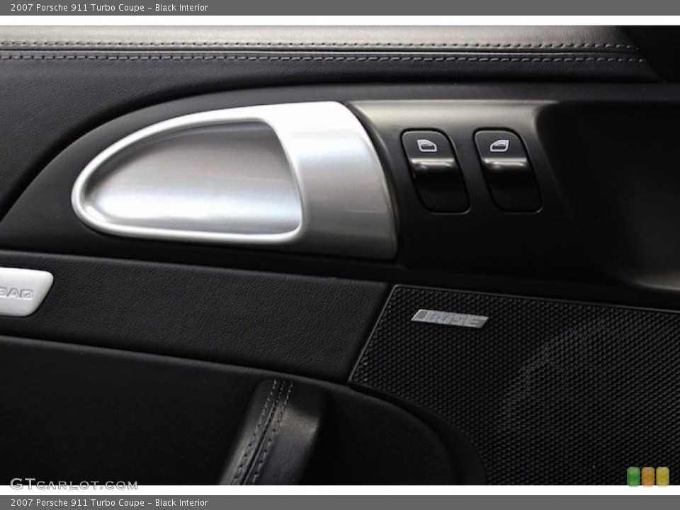 Black Interior Controls for the 2007 Porsche 911 Turbo Coupe #79598384