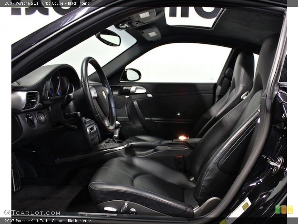 Black Interior Photo for the 2007 Porsche 911 Turbo Coupe #79598434