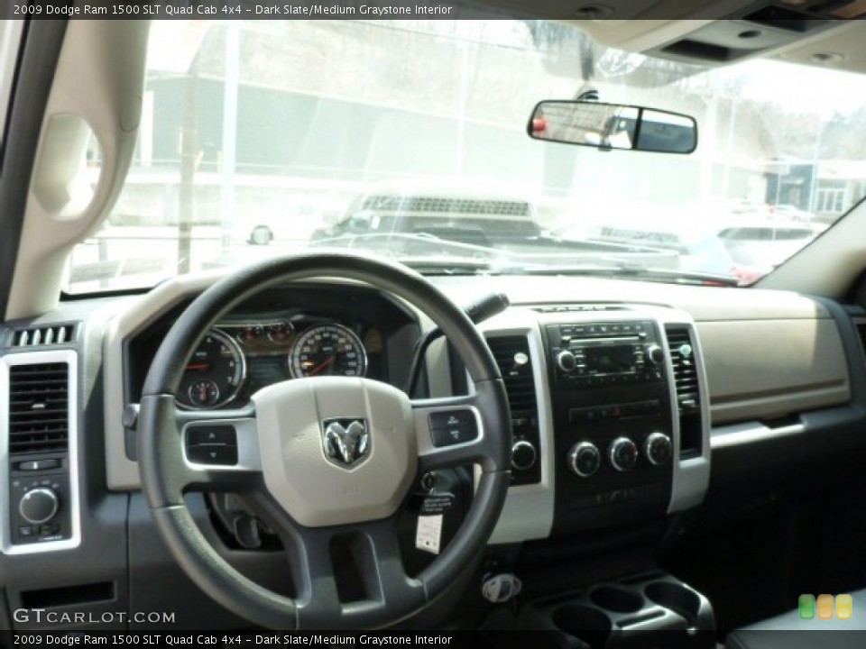 Dark Slate/Medium Graystone Interior Dashboard for the 2009 Dodge Ram 1500 SLT Quad Cab 4x4 #79599381