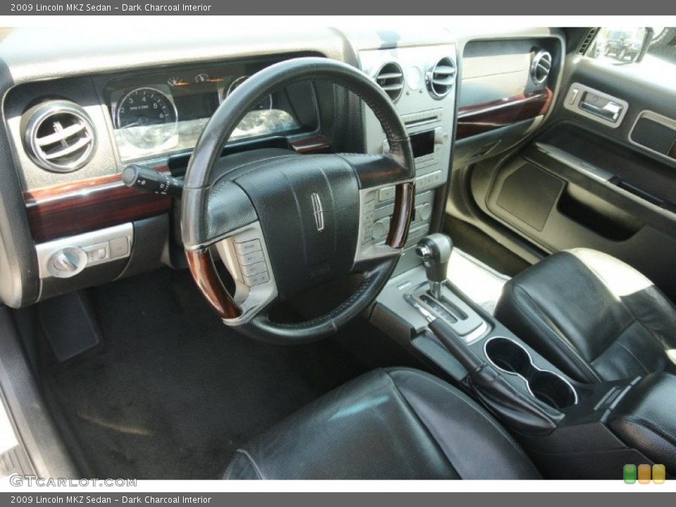 Dark Charcoal 2009 Lincoln MKZ Interiors