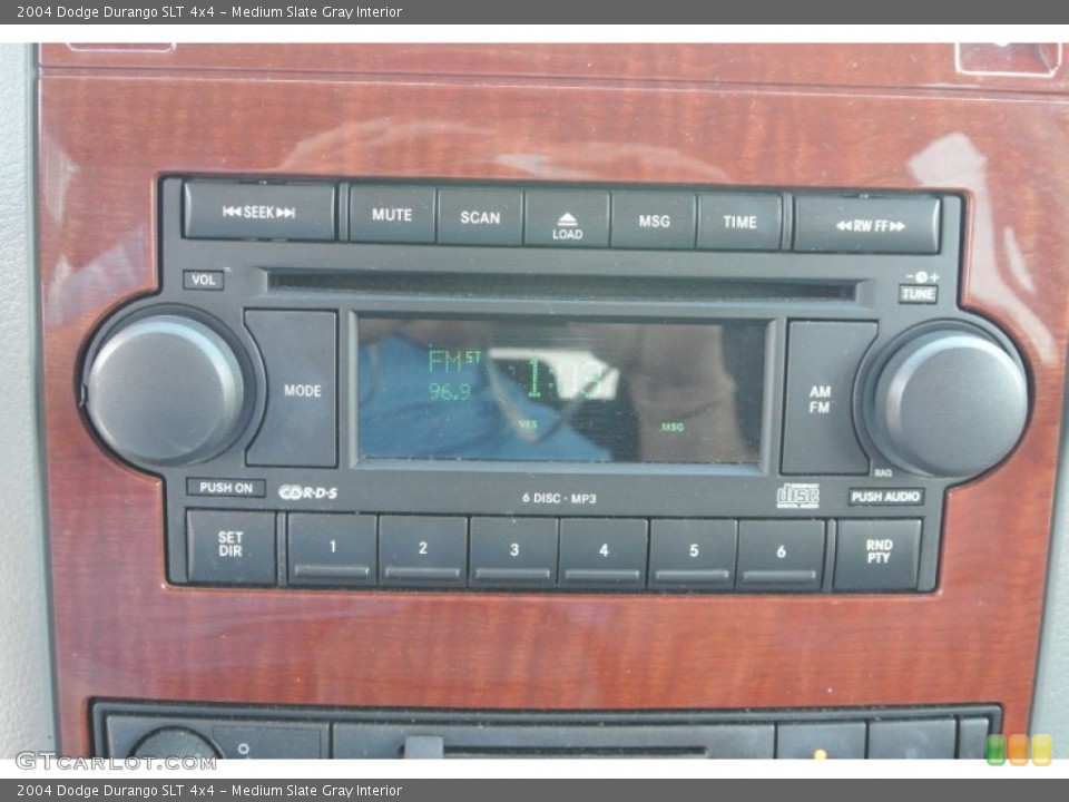 Medium Slate Gray Interior Audio System for the 2004 Dodge Durango SLT 4x4 #79600690