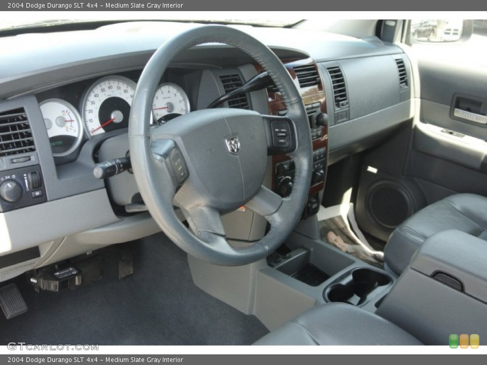 Medium Slate Gray Interior Dashboard for the 2004 Dodge Durango SLT 4x4 #79600897
