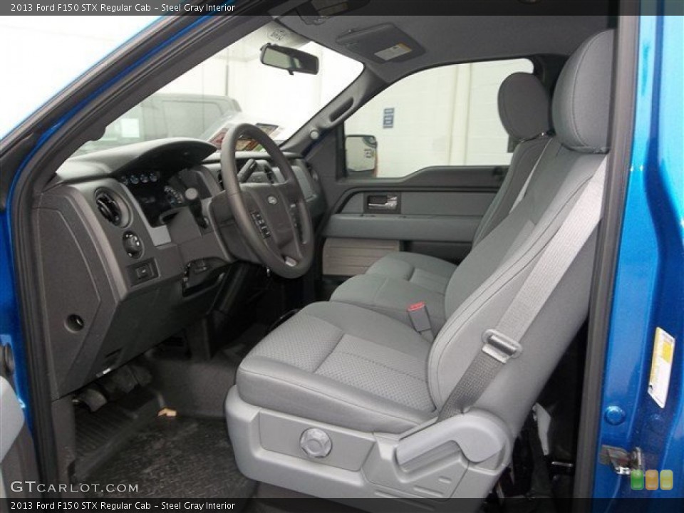 Steel Gray Interior Photo for the 2013 Ford F150 STX Regular Cab #79601184