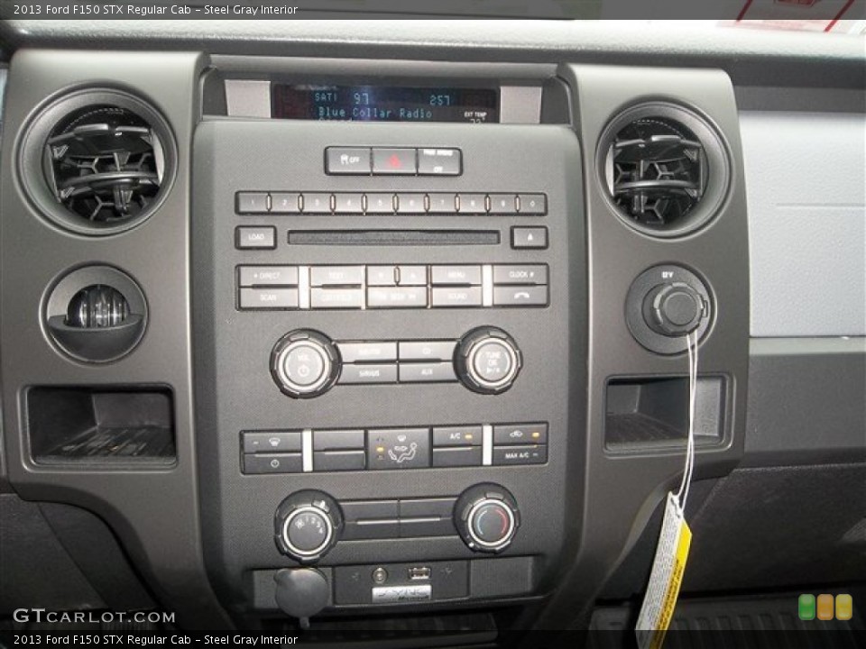 Steel Gray Interior Controls for the 2013 Ford F150 STX Regular Cab #79601254
