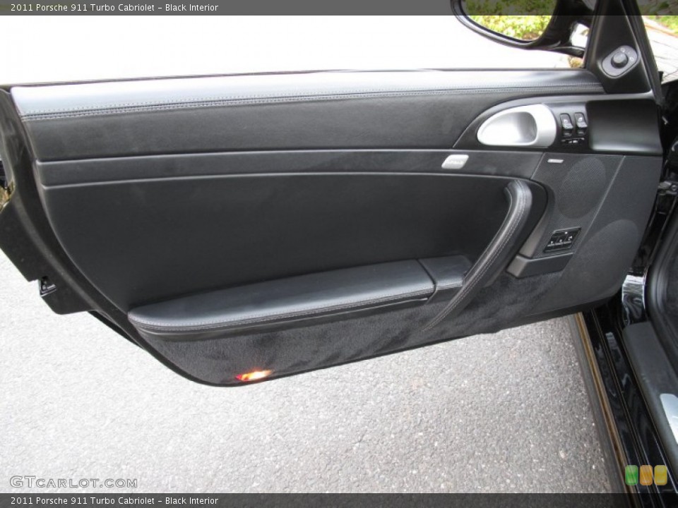 Black Interior Door Panel for the 2011 Porsche 911 Turbo Cabriolet #79604758
