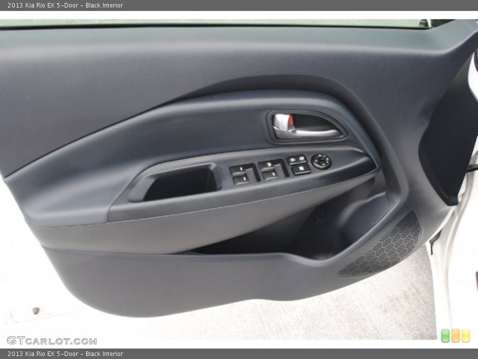 Black Interior Door Panel for the 2013 Kia Rio EX 5-Door #79604989