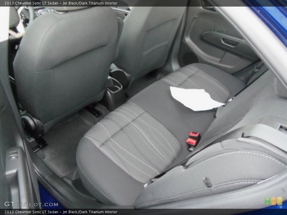 Jet Black/Dark Titanium Interior Rear Seat for the 2013 Chevrolet Sonic LT Sedan #79606414