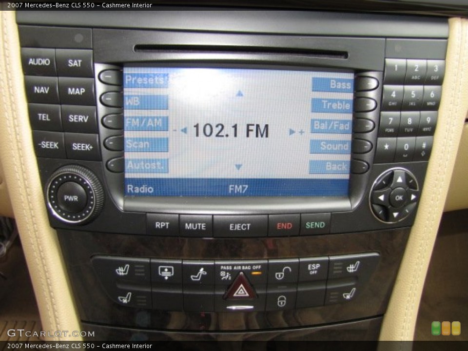 Cashmere Interior Controls for the 2007 Mercedes-Benz CLS 550 #79606493