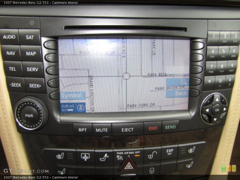 Cashmere Interior Controls for the 2007 Mercedes-Benz CLS 550 #79606508