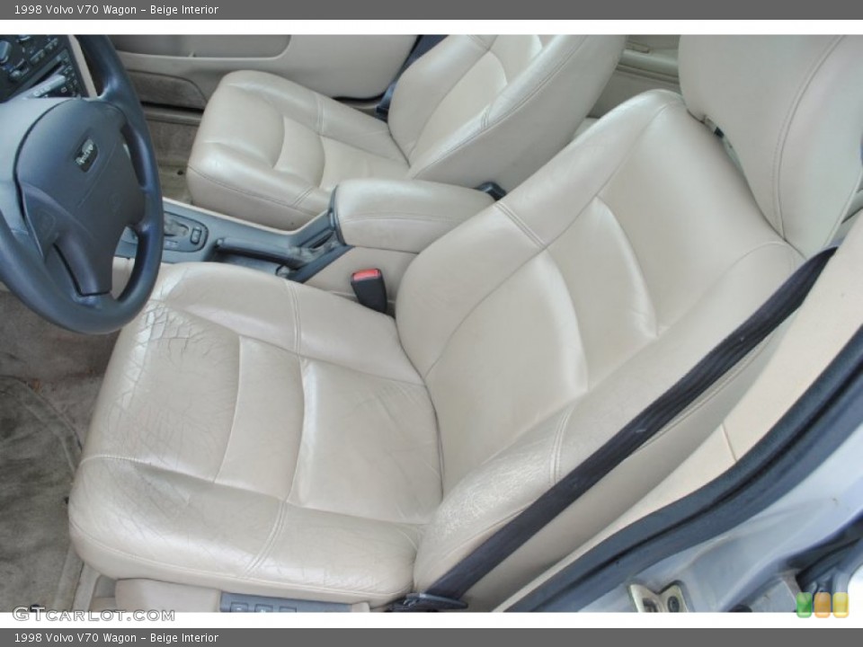 Beige Interior Front Seat for the 1998 Volvo V70 Wagon #79608342