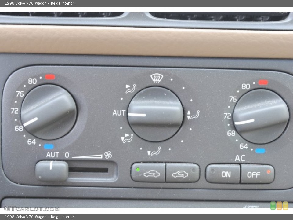 Beige Interior Controls for the 1998 Volvo V70 Wagon #79608460