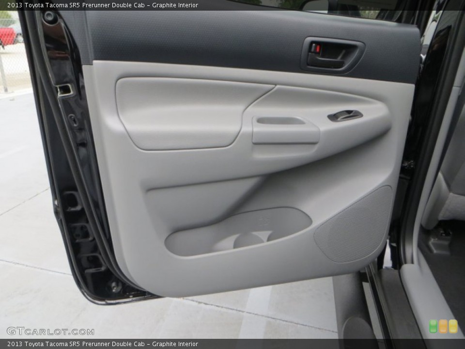 Graphite Interior Door Panel for the 2013 Toyota Tacoma SR5 Prerunner Double Cab #79608492