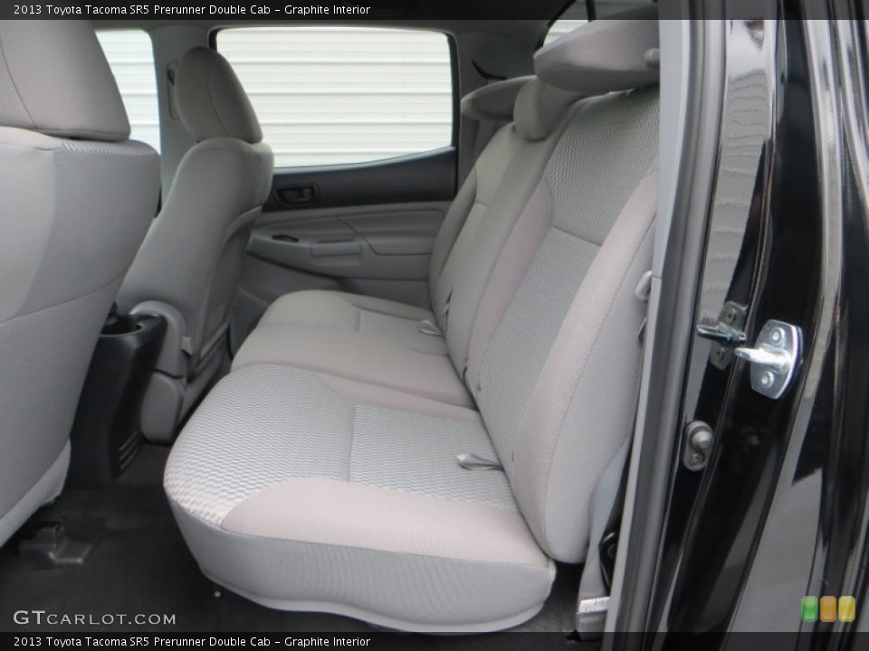 Graphite Interior Rear Seat for the 2013 Toyota Tacoma SR5 Prerunner Double Cab #79608513