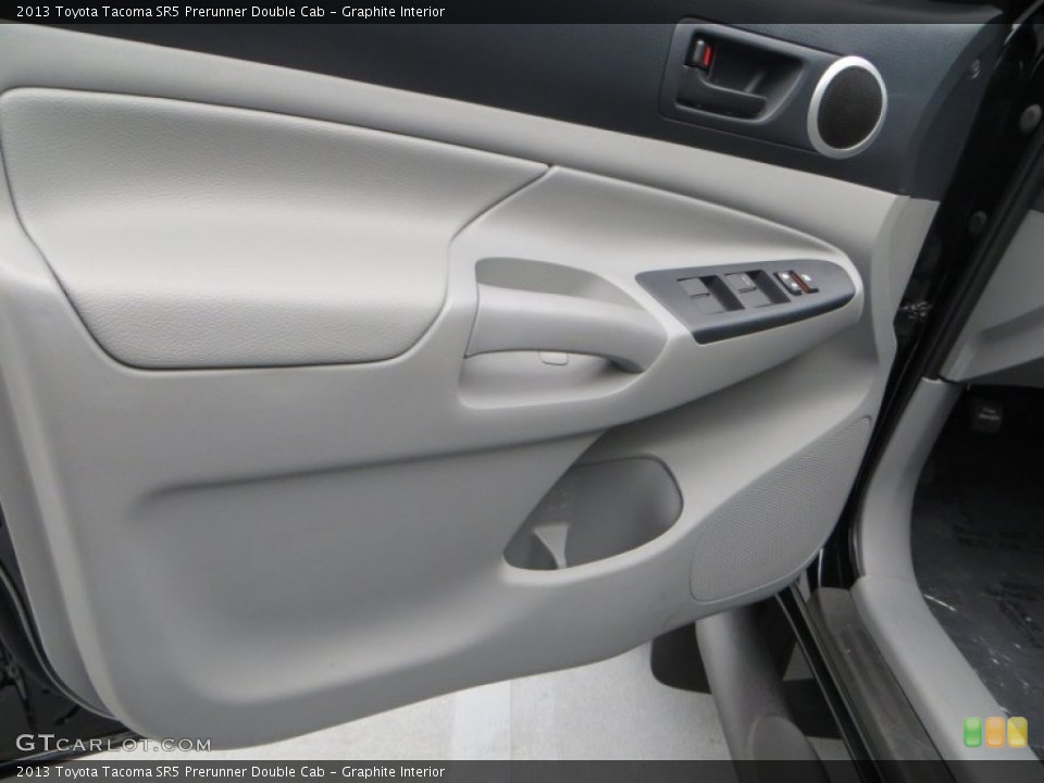 Graphite Interior Door Panel for the 2013 Toyota Tacoma SR5 Prerunner Double Cab #79608530