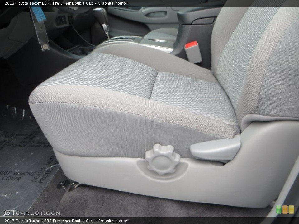 Graphite Interior Front Seat for the 2013 Toyota Tacoma SR5 Prerunner Double Cab #79608564
