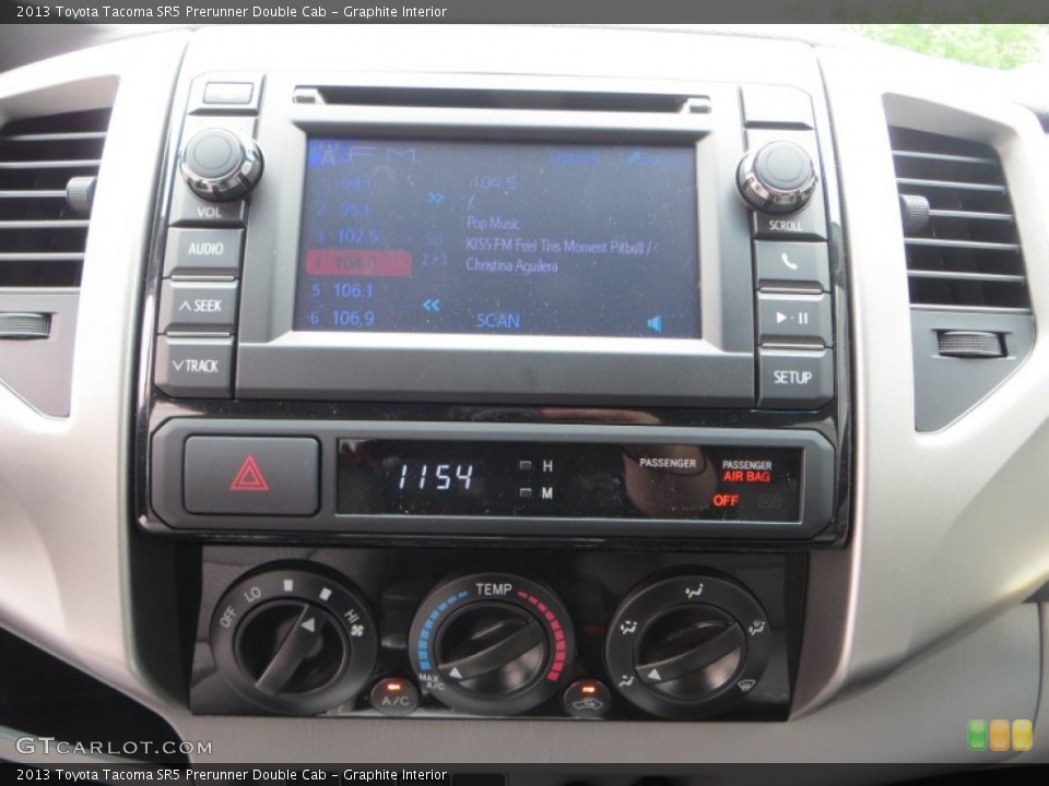 Graphite Interior Controls for the 2013 Toyota Tacoma SR5 Prerunner Double Cab #79608623